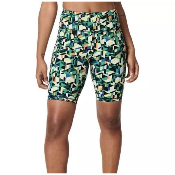 Sweaty Betty Power 9" High Waist Pocket Bike Short Size 10 multicolor - Picture 1 of 9